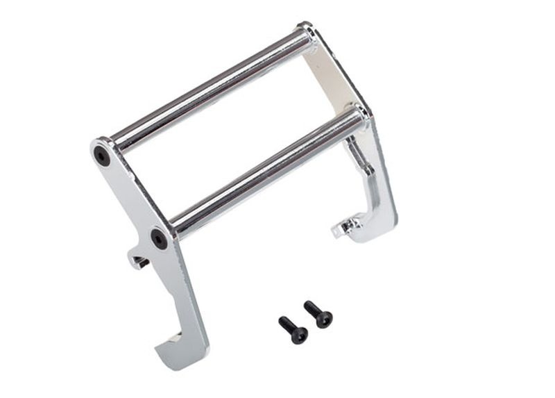 Traxxas 8138 Push Bar Bumper chrom (montiert) passt 8137 Bumper