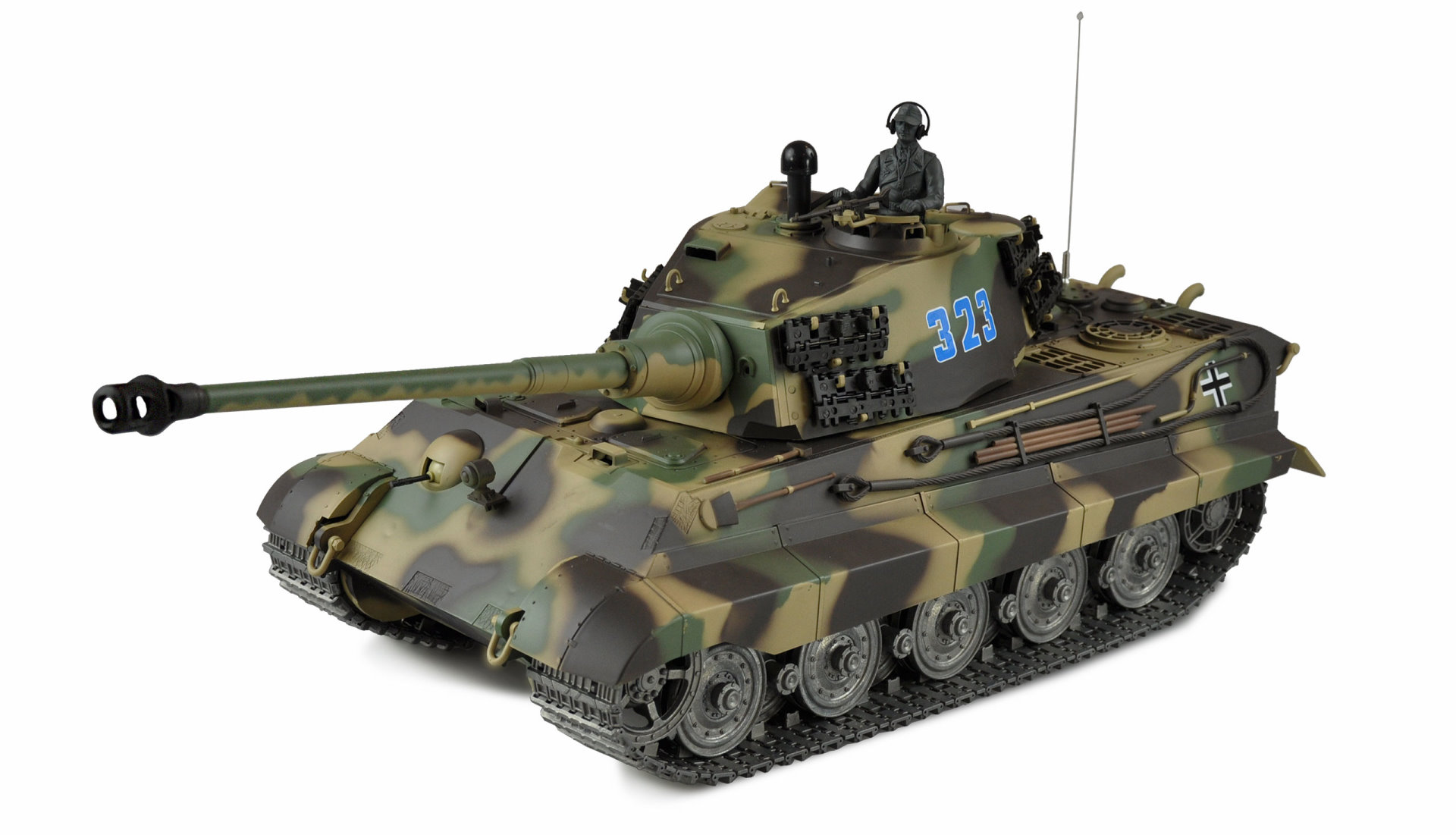 Amewi Königstiger Henschelturm 1:16 Professional Line IR/BB 23110