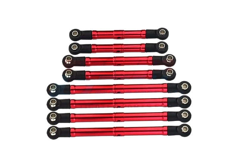 GPM Spurstangen-Set 6061-T6 Alu rot Traxxas-4M
