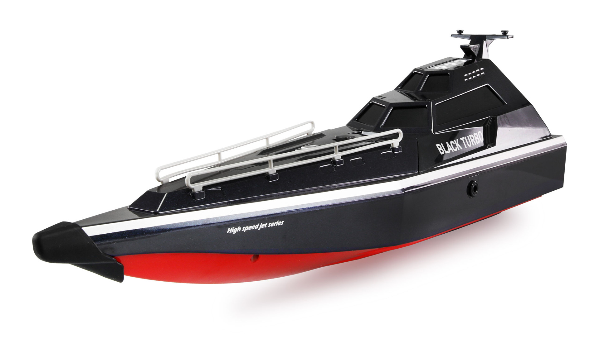 Amewi Black Turbo Militärboot mit Jetantrieb 420mm RTR schwarz 26112 - Abbildung 1