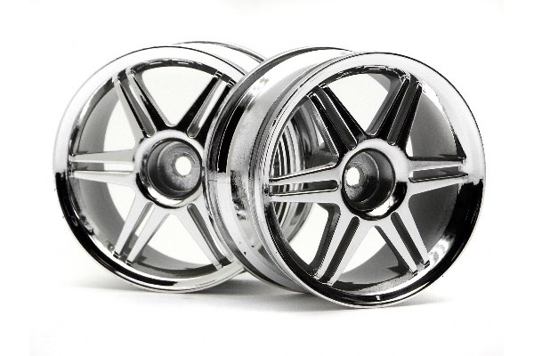 HPI 12-Speichen Corsa Felge 26mm Chrom (3mm Offset) 3802