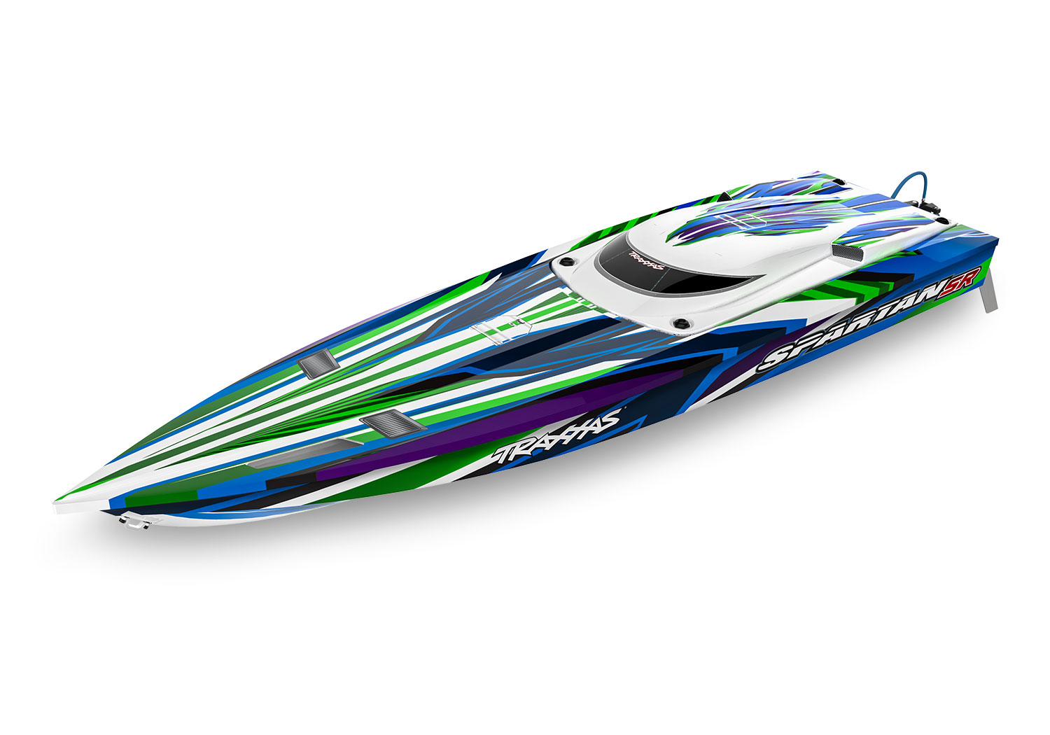 Traxxas SPARTAN SR Grün Brushless 36 Zoll Rennboot 103076-4