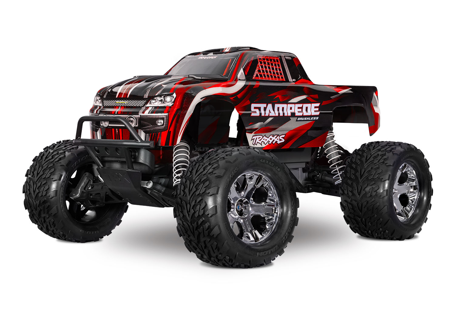 Traxxas Stampede BL-2S Rot 1/10 2WD Brushless Monster Truck ARTR 36354-4