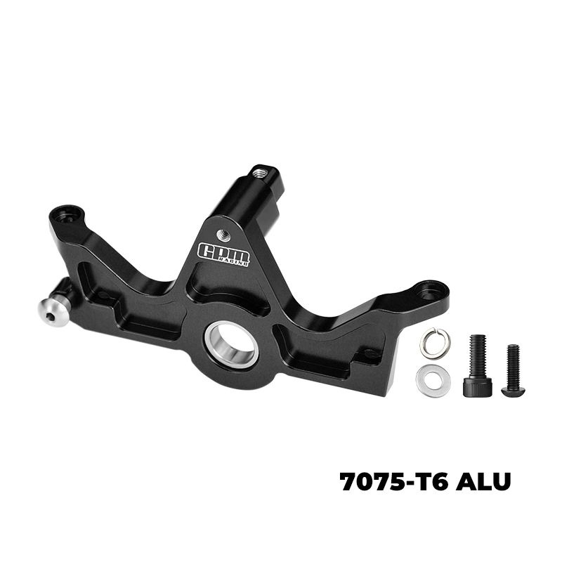 GPM Alu Motorhalter schawarz TRX 4x4 SLASH/HOSS/BIGFOOTFord Raptor/Stamped SLA018ABK