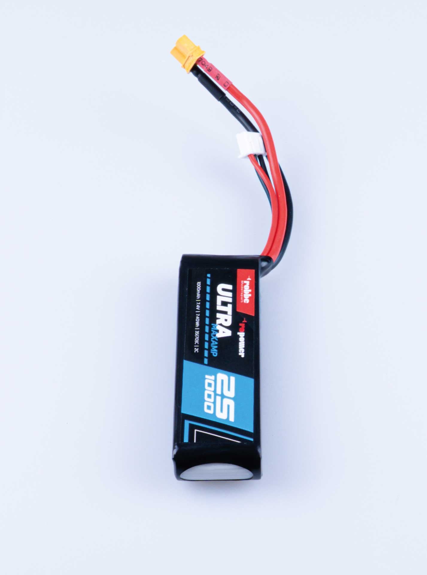 Robbe RO-POWER ULTRA MAXAMP 1000MAH 7,4 VOLT 2 35(70)C LIPO AKKU XT-30 7424