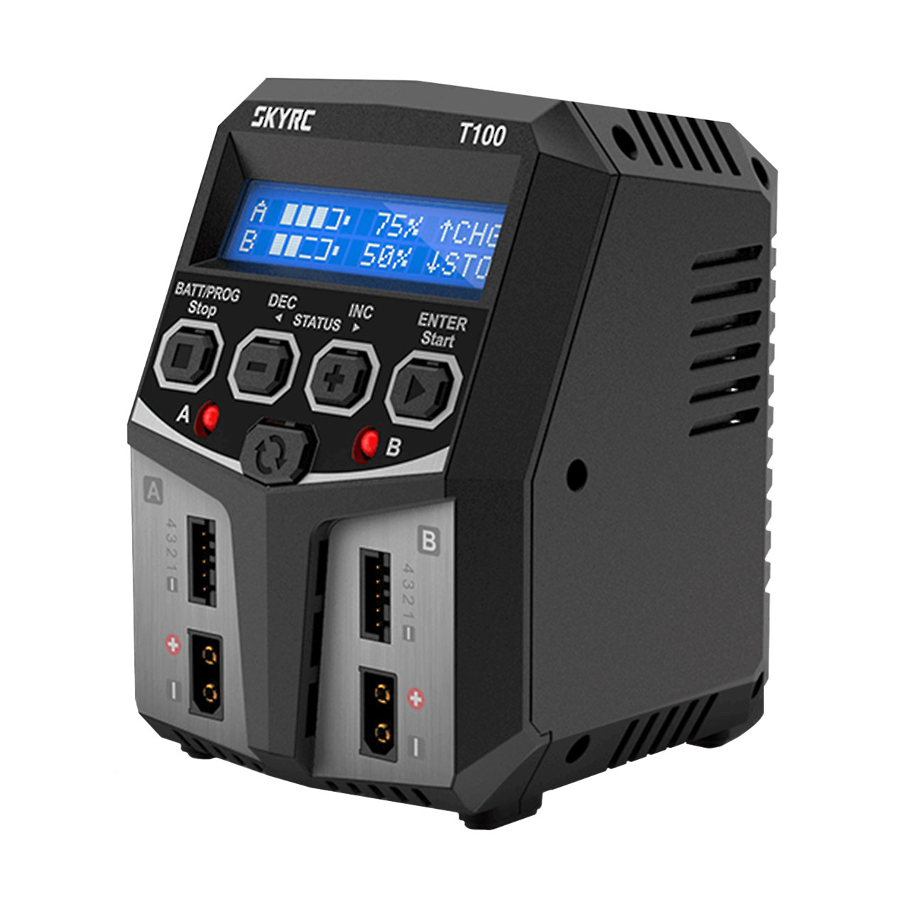 SkyRC T100 AC Dual Ladegerät LiPo 2-4s 5A 2x50W SK-100162