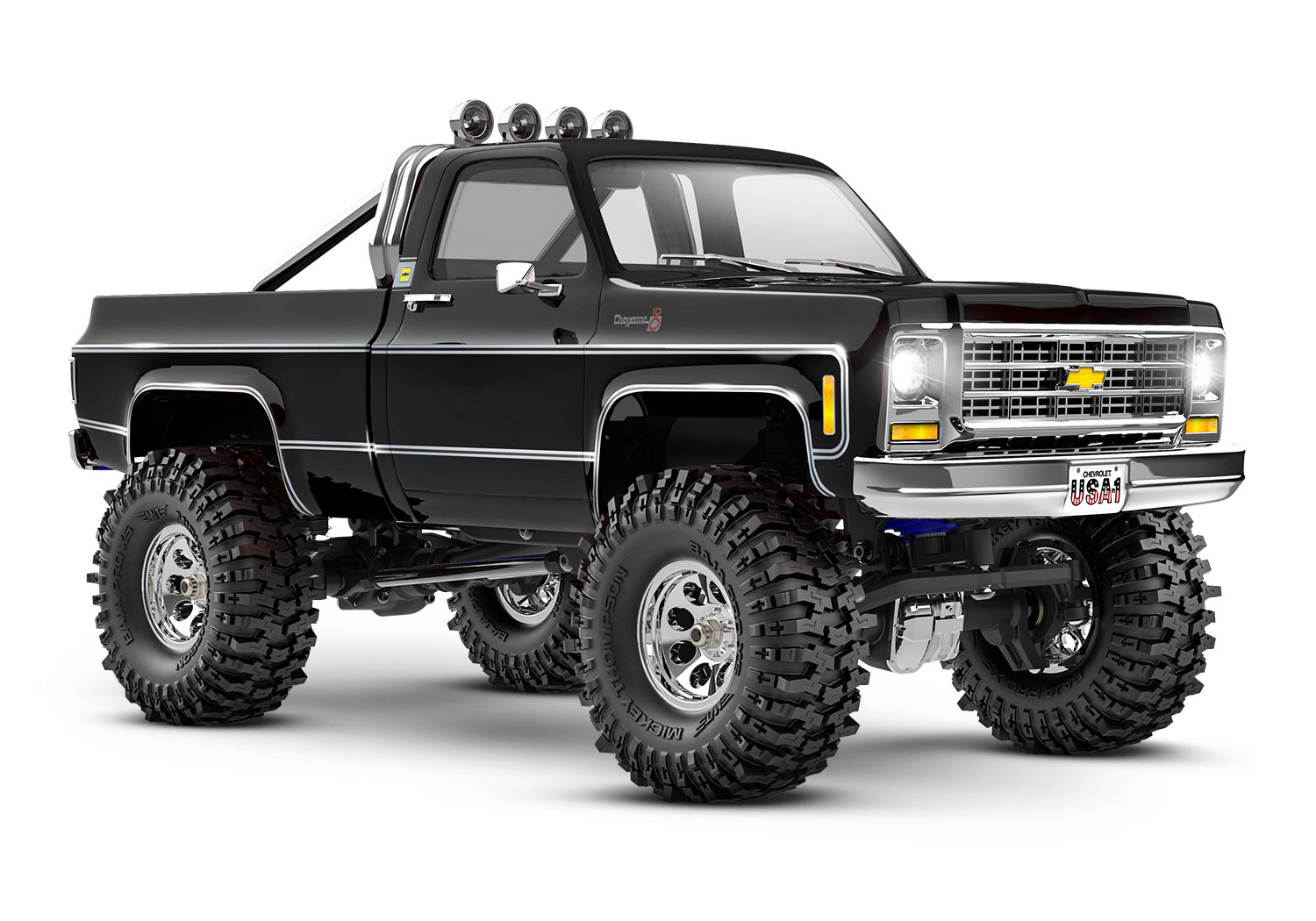 TRAXXAS TRX-4M Chevy K10 4x4 High Trail schwarz 1/18 Crawler RTR 97064-1