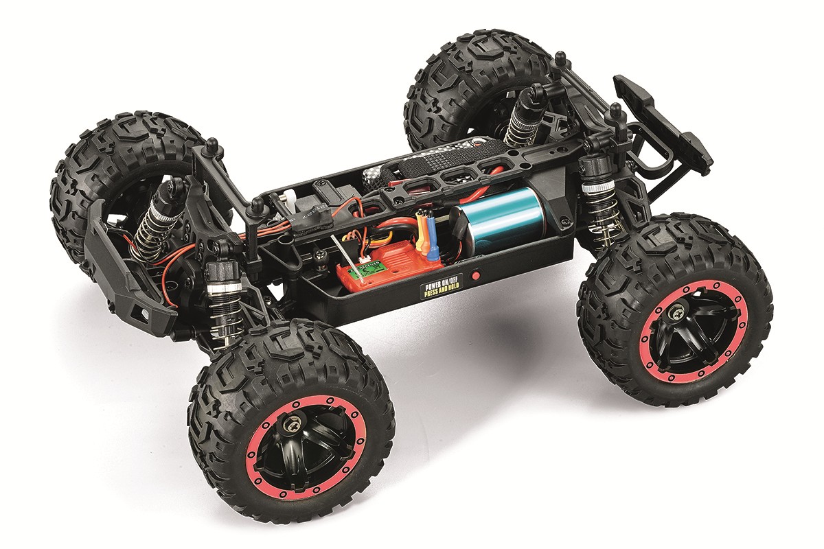 BLACKZON Slyder MT Turbo 1/16 4WD 2S Brushless Rot 540211