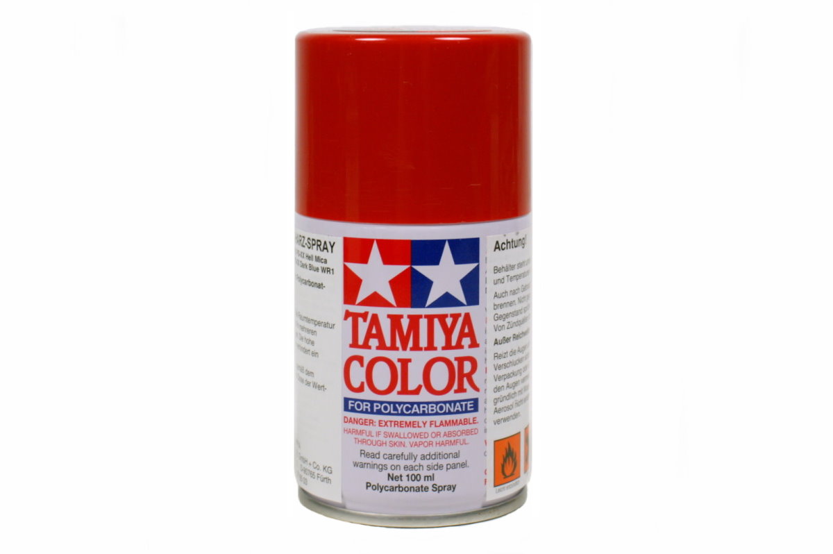 Tamiya Color Lexan Spray Farbe PS-60 Hell Rot Glimmer PS60 Light Red Glimmer 100ml 300086060