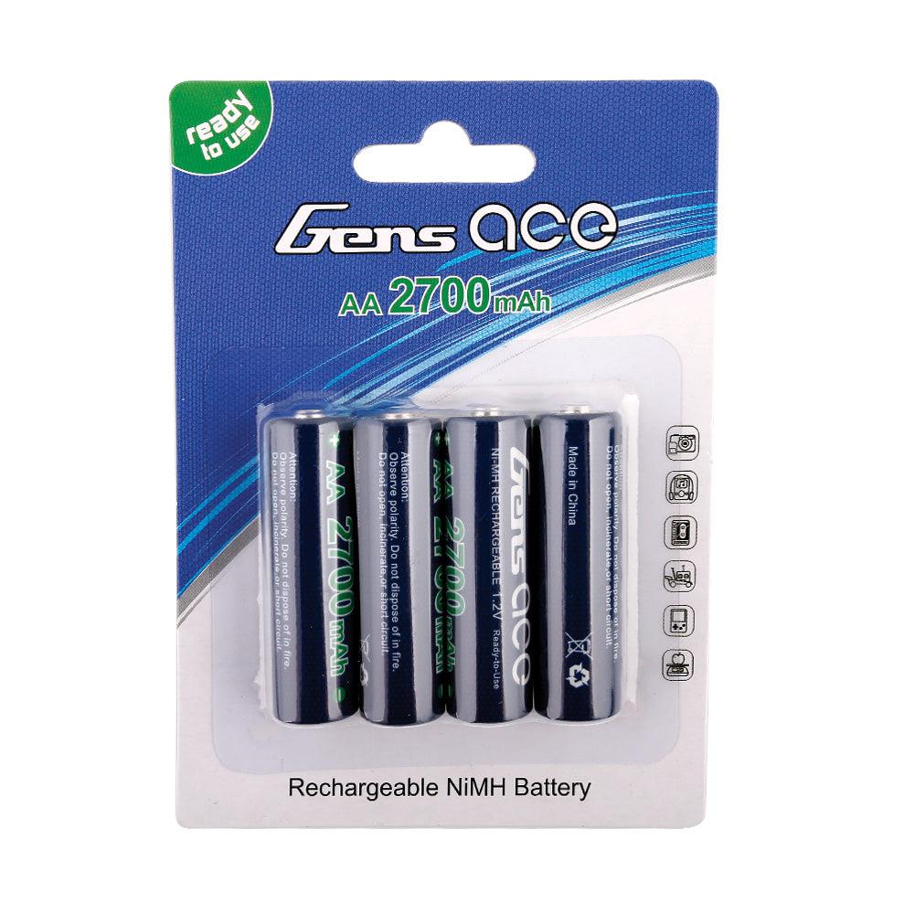 Gens Ace AA NIMH 2700mAh 1.2V Akku (4pcs) GEANM27001S2A