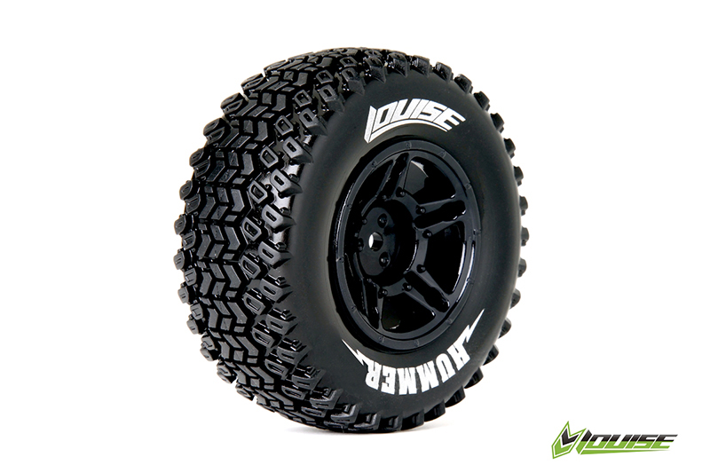 Louise SC-HUMMER soft Felge schwarz (2) 12mm TRX-Slash h, SC10 L-T3224SBTR