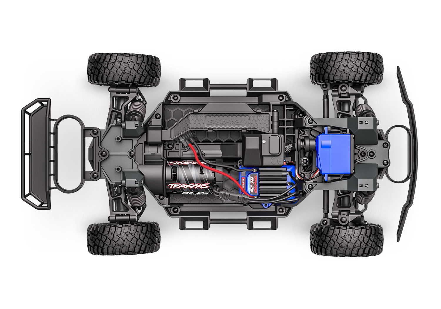 Traxxas MINI-Slash BL-2S 4x4 gelb 1/16 Short Course RTR Brushless mit 2S Lipo/Lader 10164-1 - Abbildung 7