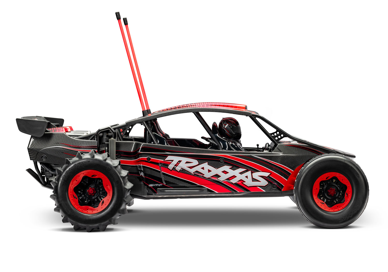 Traxxas FUNCO RWD 8S VXL 1/6 Sand Car Rot RTR Brushless o. Akku & Lader 109076-4