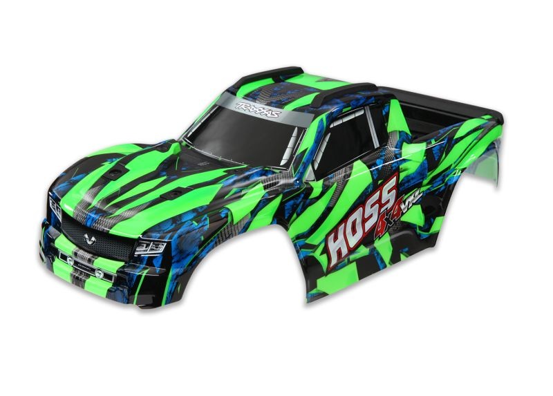 Traxxas Karo Hoss 4X4 VXL grün / inkl. Aufkleber & Karo-Clips v/h 9011G
