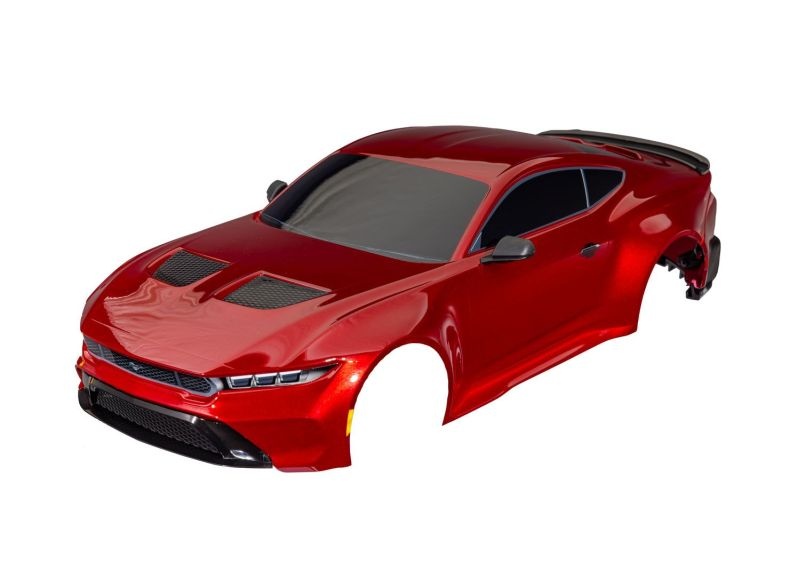 Traxxas Karosserie Ford Mustang komplett mit Anbauteilen rot 4-Tec Drift 10511-RED