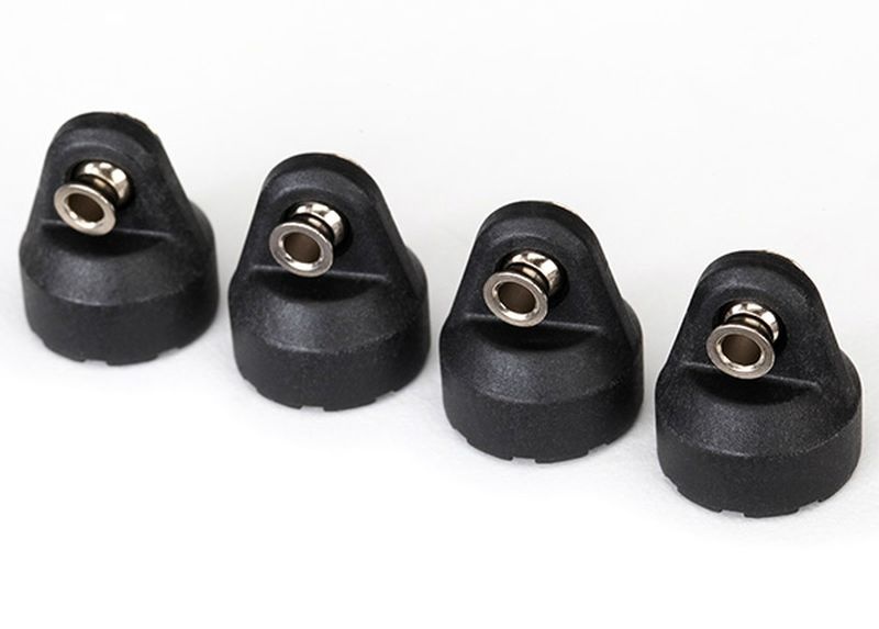 Traxxas Dämpfer-Kappen (schwarz) (4) inklusive Kugeln 8361