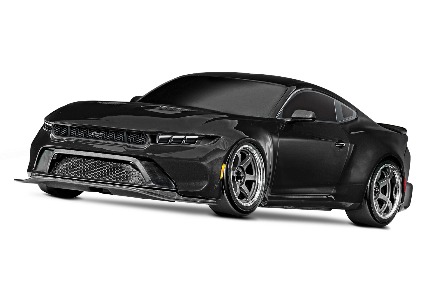 Traxxas 4-TEC Ford Mustang schwarz 1/10 Drift RTR Brushed ohne Akku und Ladegerät 105237-4-BLK