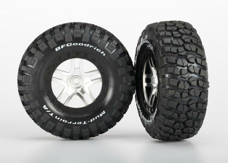 Traxxas Reifen auf Felge chrome S1 6873X