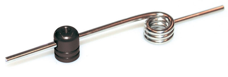 R16002BK Aluminium Resorohrhalter "Flex" (schwarz)