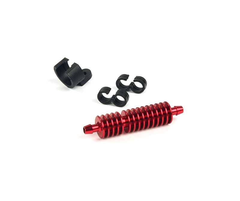 R07127R Sprit Kühler Rot (inkl. Halter & 2x Clips)