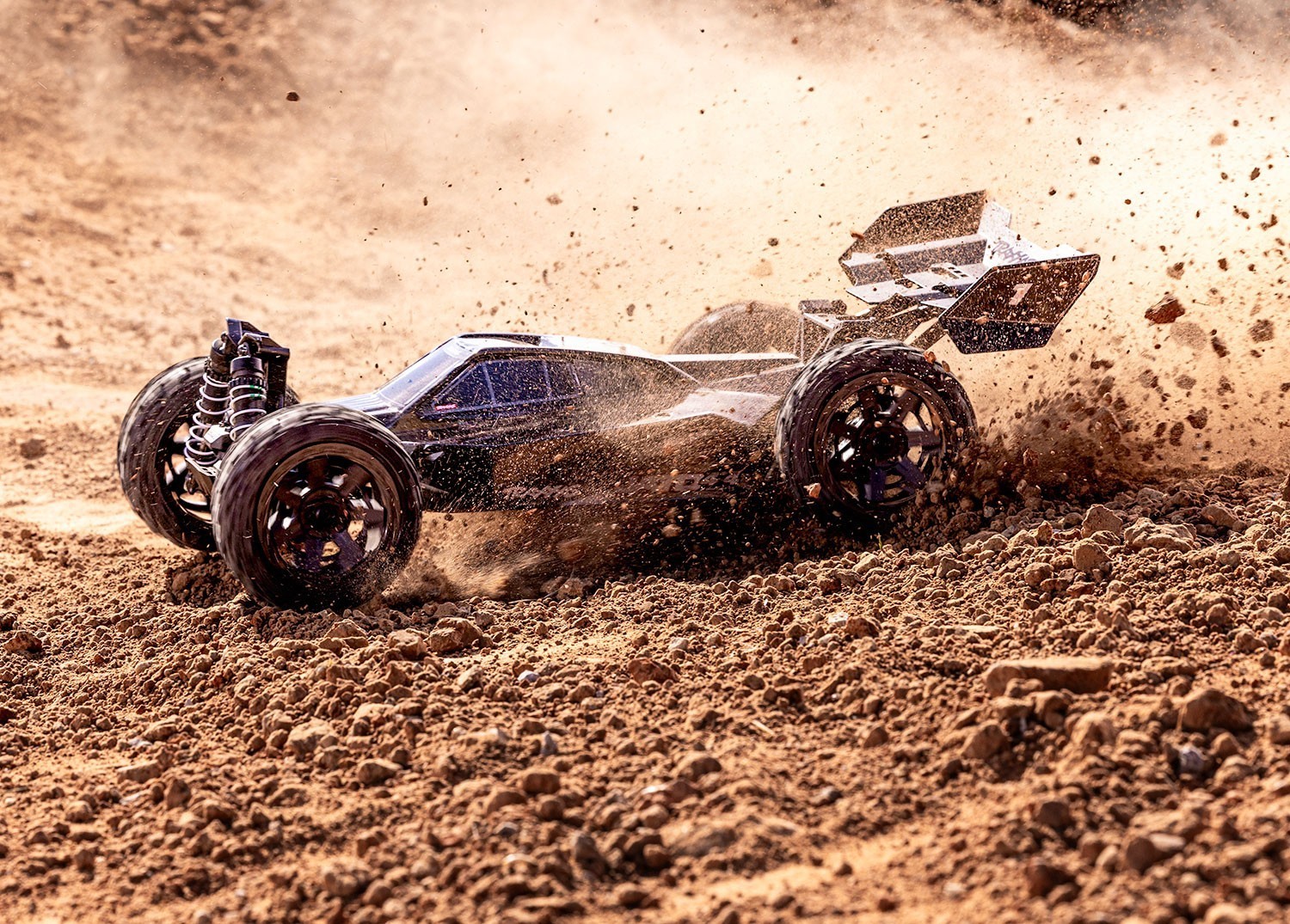 Traxxas JATO 4x4 BL-2S Brushless Buggy schwarz HD-Teile ARTR 90154-4 - Abbildung 9