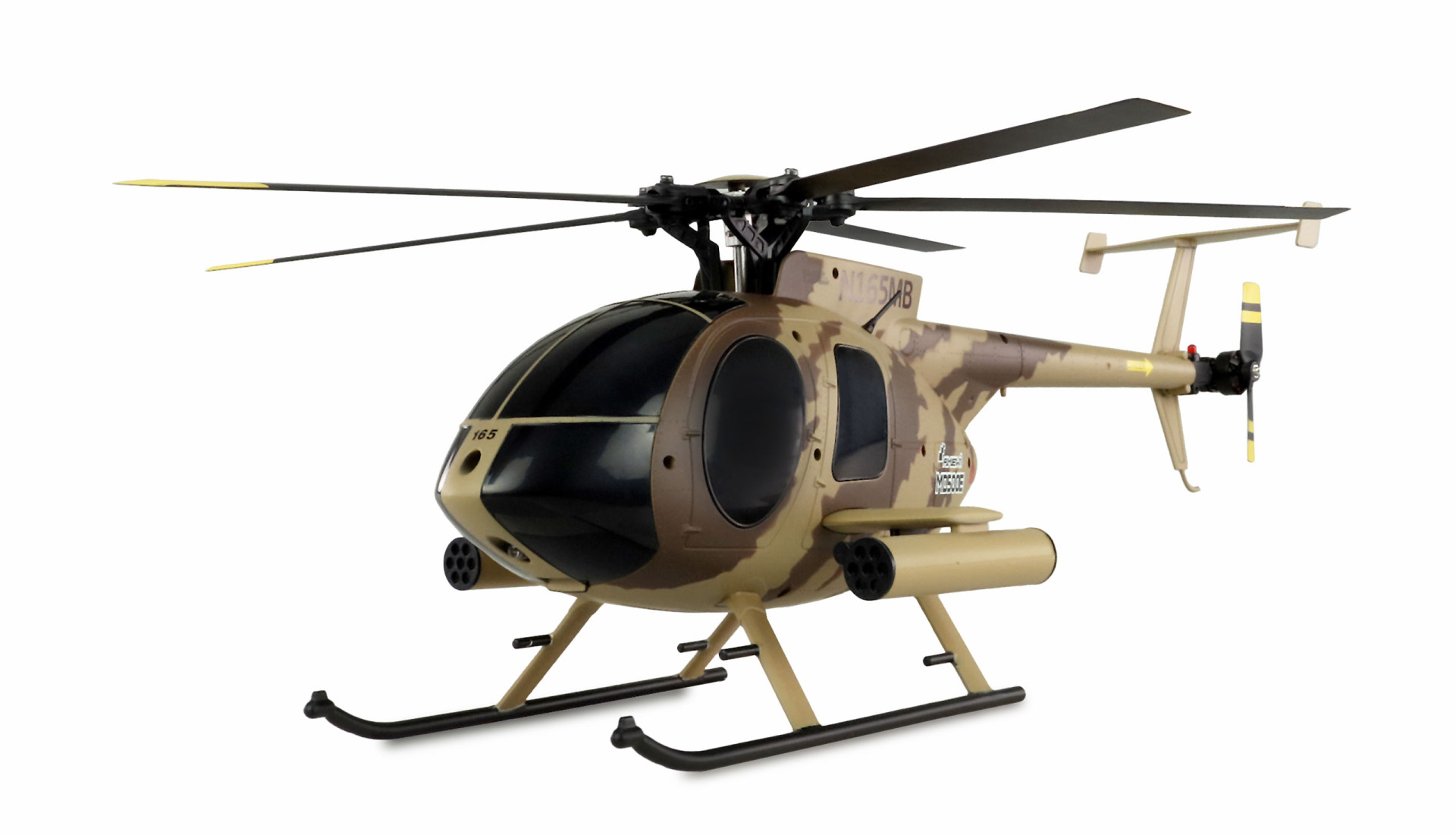 Amewi AFX MD500E Militär brushless 4-Kanal 325mm Helikopter 6G RTF braun 25336