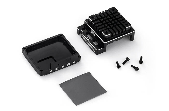 HW30800000 Ersatz Alugehäuse Set für X120A V3.1 Schwarz