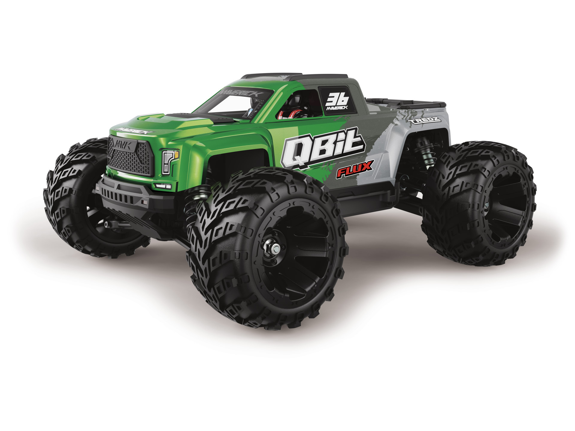 Maverick QBit MT Flux 1/16 4WD Brushless Monstertruck Grün 151006