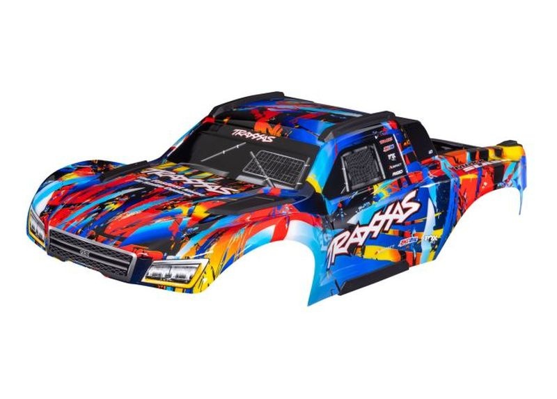 Traxxas Karosserie Maxx Slash RocknRoll mit Aufkleber  10211-RNR