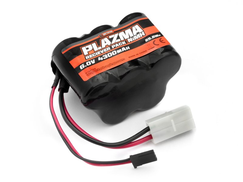HPI Plazma 6.0V 4300mAh NiMH Baja Empfänger Akku 160154