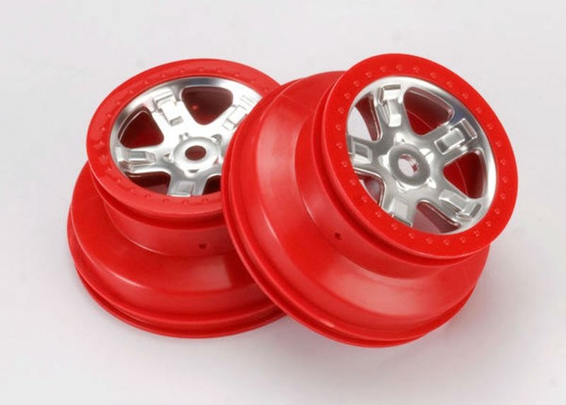 Traxxas Felgen satin chrom 2.2 dunkel 5972A