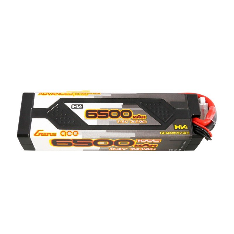 Gens ace Advanced LiPo 3S 11.4V-6500-100C(EC5) 165x47x34mm 480g GE5AD-6500HV-3C5