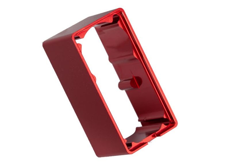 Traxxas 2253 Servogehäuse Mittelteil Alu rot für 2255 Servo