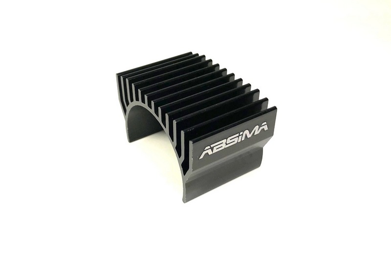 Absima Aluminium Kühlkörper schwarz für 1:10 Motoren 2310030