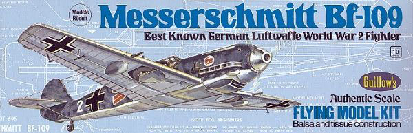 Guillow Messerschmitt BF-109 Balsabausatz 505
