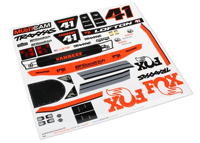 Decals, Unlimited Desert Racer, Fox Edition 8515