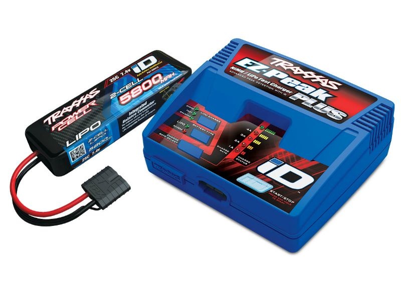 Traxxas EZ-Peak Plus-Lader 2970G + 1x 2S Lipo 5800mAh 2843X 2992GX