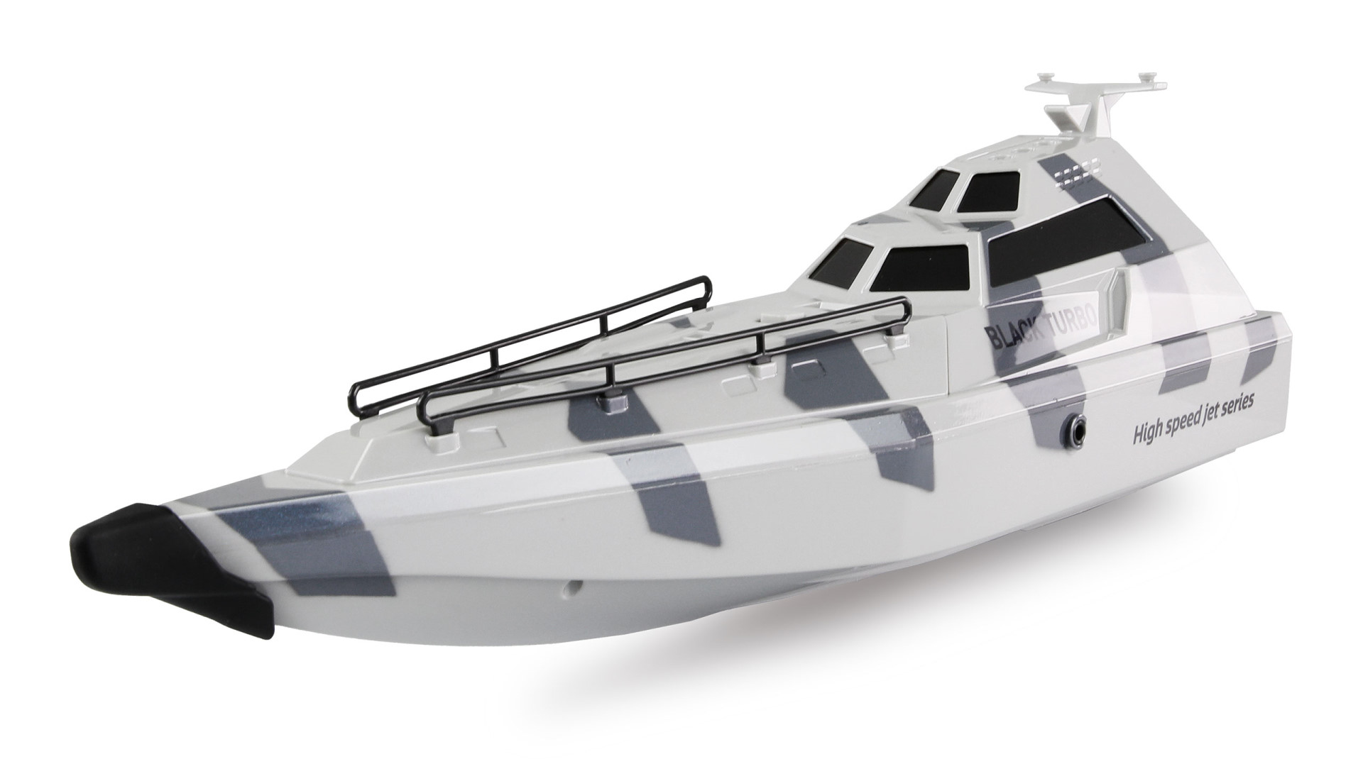 Amewi Black Turbo Militärboot mit Jetantrieb 420mm RTR camouflage-grau 26111 - Abbildung 1