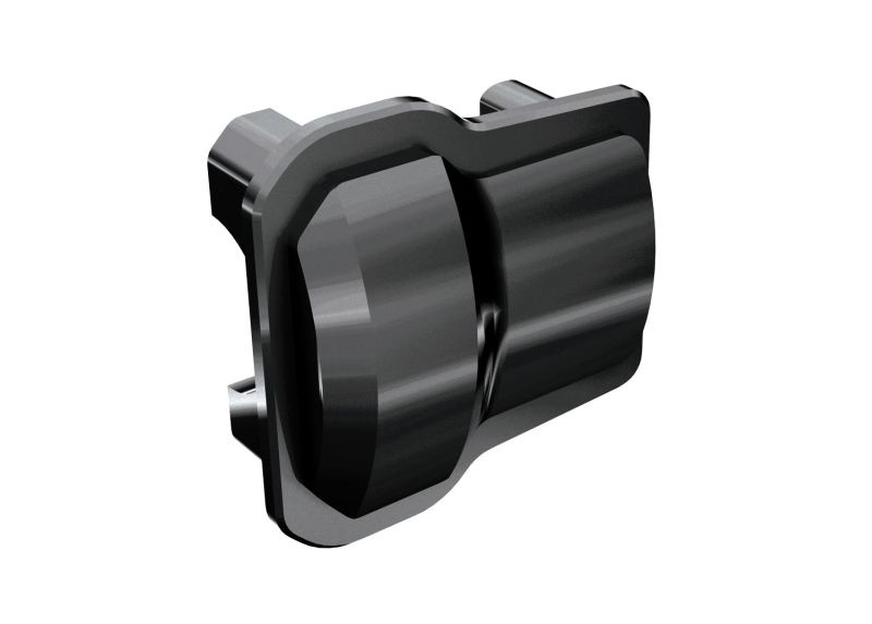 Traxxas Achsdeckel / Differentialdeckel vorne oder hinten (Schwarz Chrome) (2) 9738-BLKCR