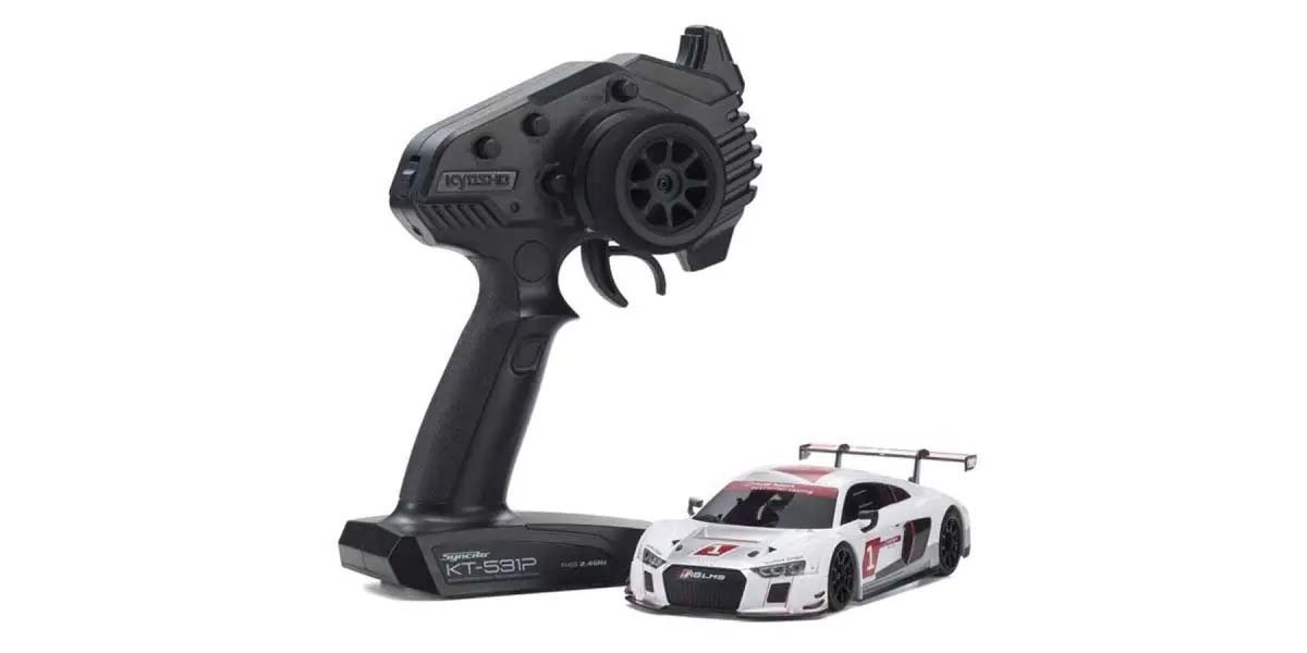 Kyosho Mini-Z MR04 RWD Audi R8 LMS 2015 White (W-MM/KT531P) 32357AS - Abbildung 3