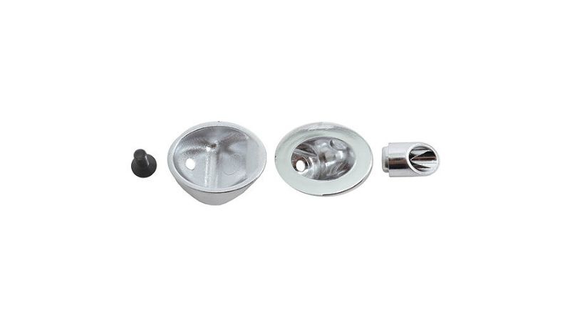 RPM Seiten-Auspuff-Attrappe chrom für Short-Cours + Monstertruck 70293