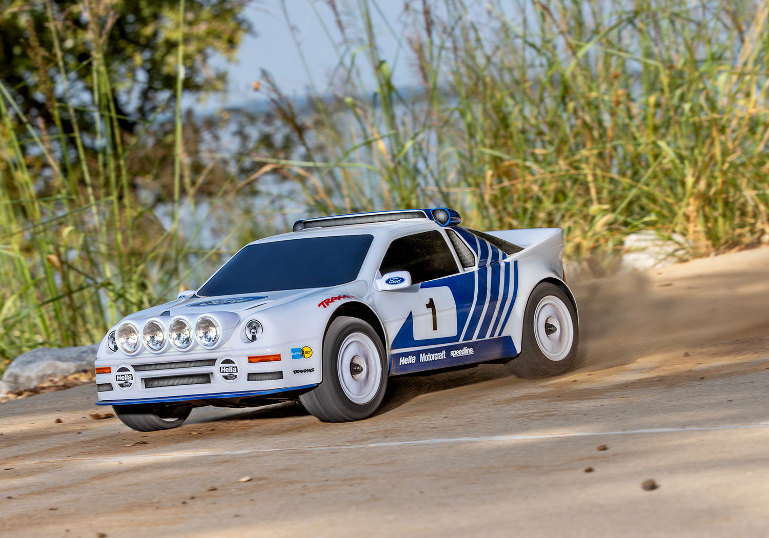 Traxxas Mini Rally Ford RS200 4x4 VXL Brushless RTR Rot mit Lipo/Lader 108046-1 - Abbildung 9