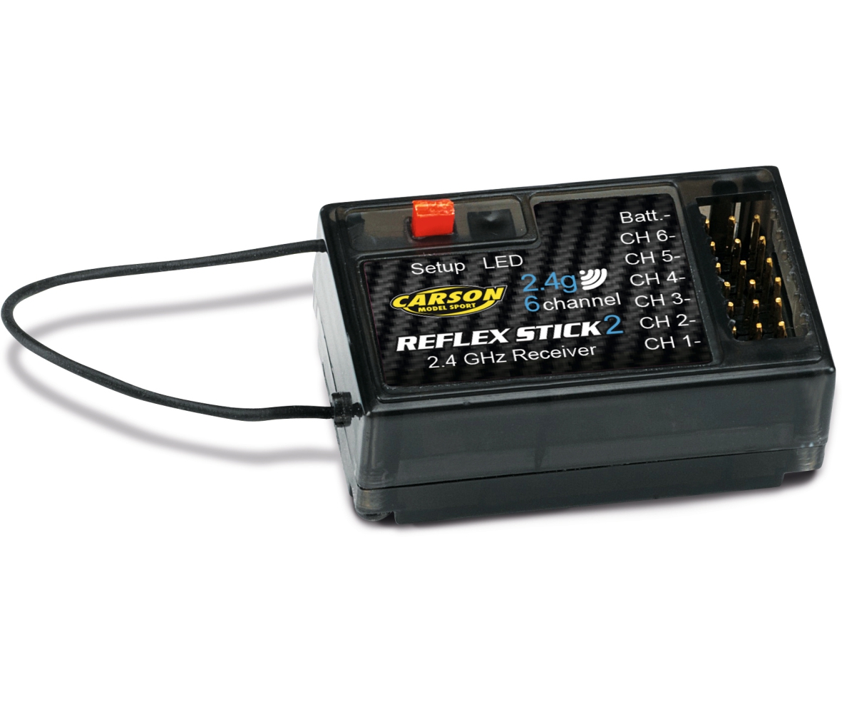Carson 01537 Empfänger REFLEX Stick II 6 Kanal 2.4G 500501537