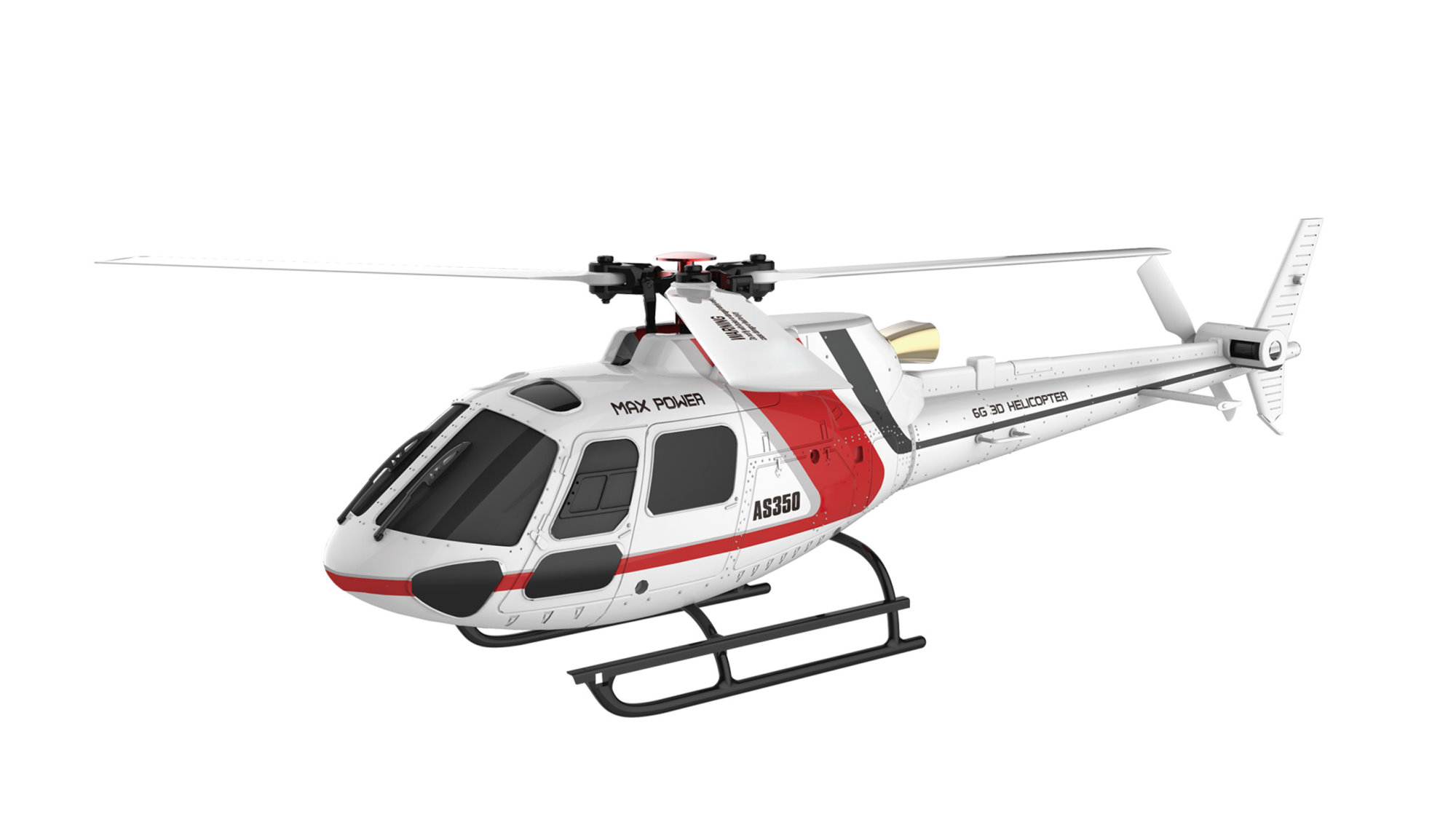 Amewi AS350 Brushless Helikopter 3D 3-Blatt 6G Flybarless, RTF 25302