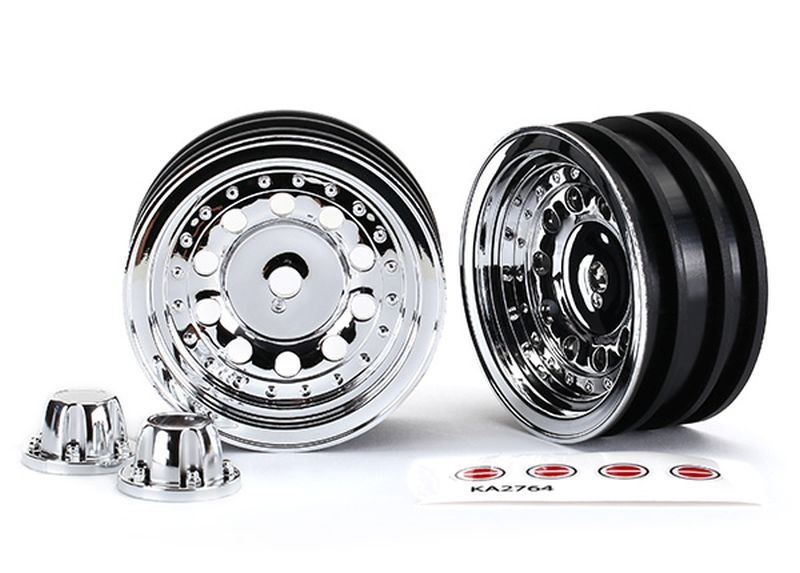 Traxxas Felgen 1.9 Chrome (2) inkl. Center Caps (2) +Decal 8175