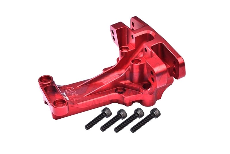 GPM Bulkhead 7075-T6 Aluminium vorne rot TRX XRT XRT012R