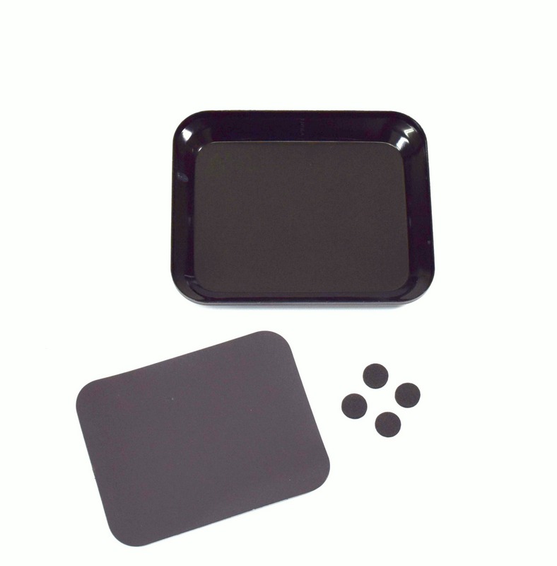 Absima Aluschale mit Magnetplatte schwarz  3000061