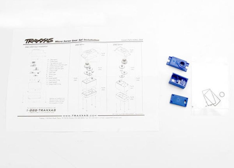 Traxxas Servogehäuse+Dichtung für 2065 2063