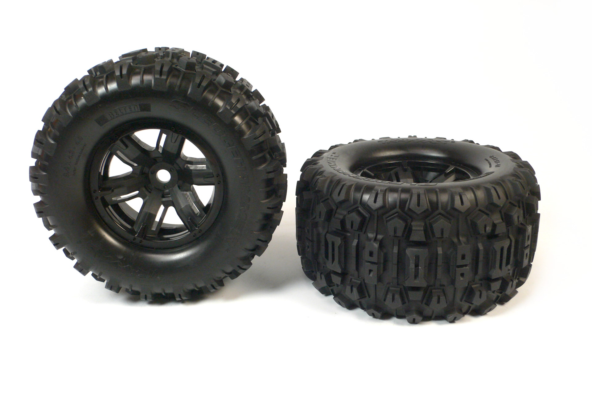 Traxxas X-MAXX Monster Truck Räder Sledgehammer 8S belted 7871 2x Reifen und Felgen