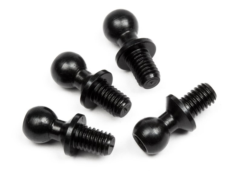 HPI Kugelkopf 4.3x9mm (2mm Gewinde/4St) 86049